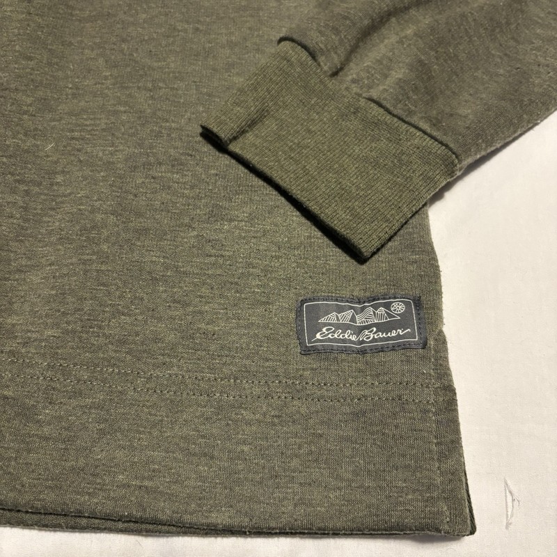 Eddie Bauer Lounge ~ Men's Med Long Sleeve Fleece Quarter Zip Pullover Jacket gallery