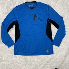 Nike Pro Combat Ken Griffey Baseball Shirt Men’s Size L Large Blue Compression