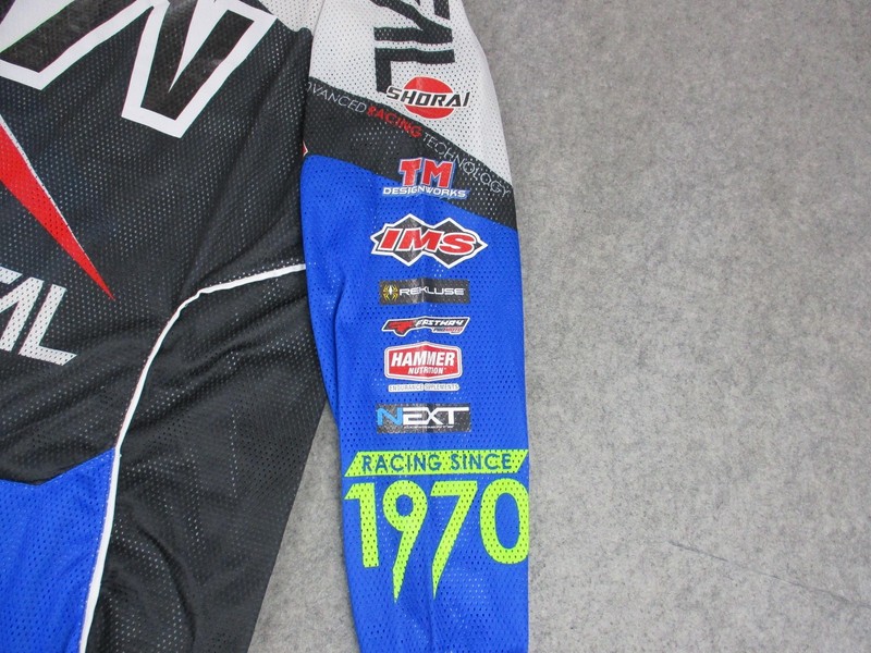 O Neal Jersey Mens Large Multicolor Thompson Hardwear Motocross Shirt MX gallery
