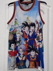 Dragon Ball Z Basketball Jersey Men’s Medium AOP Anime Cartoon Lightweight