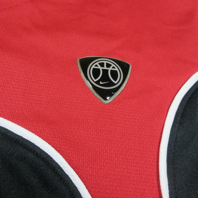 Vintage Y2K Nike mens black white red Elite basketball jersey L EUC gallery