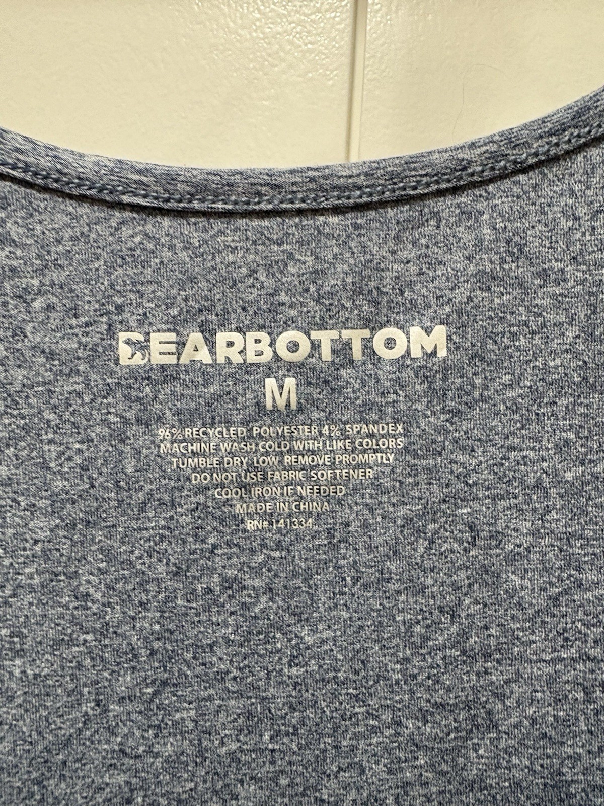 Bearbottom Pace Tank Top Running Blue Mens Size Medium gallery