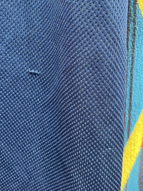 Adidas Mens Snap Shooting Shirt Basketball Warm Up Vintage Medium Navy Blue gallery