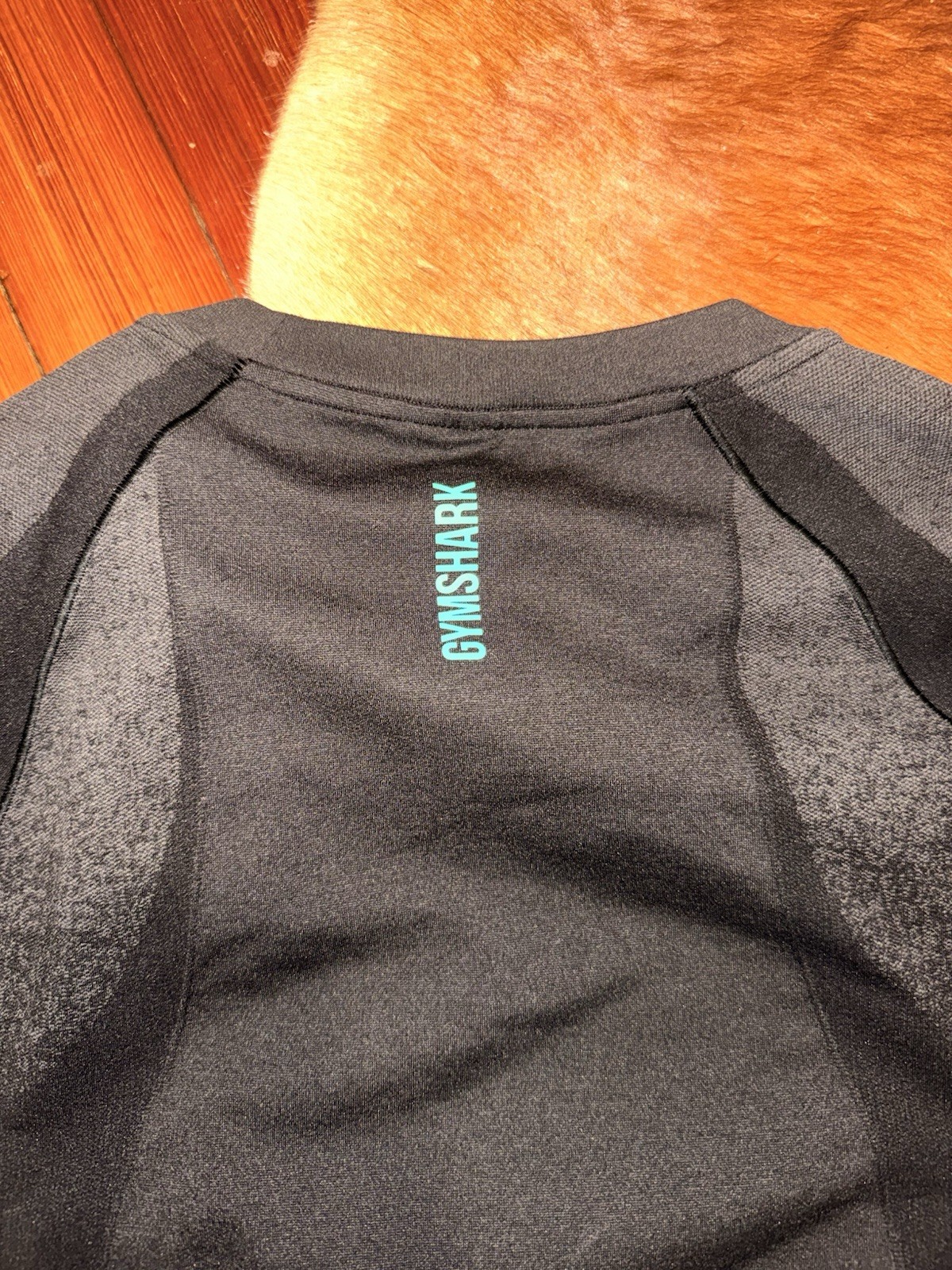 Gymshark Black Shadow Seamless Compression Tee Shirt Size Small gallery