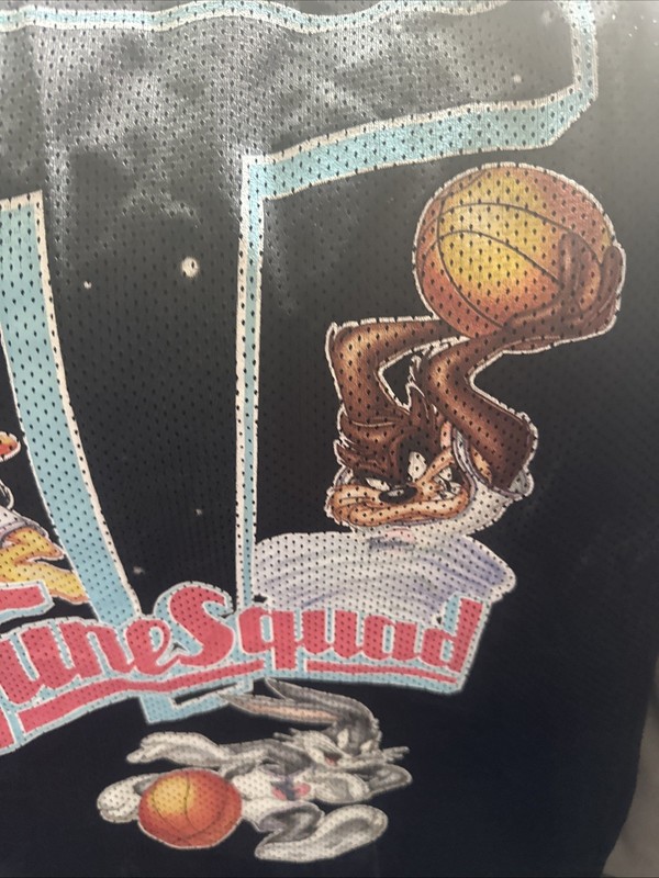 Space Jam Tune Squad Mesh Tank Top Mens Large Black Daffy Duck Taz Bugs Bunny 28 gallery
