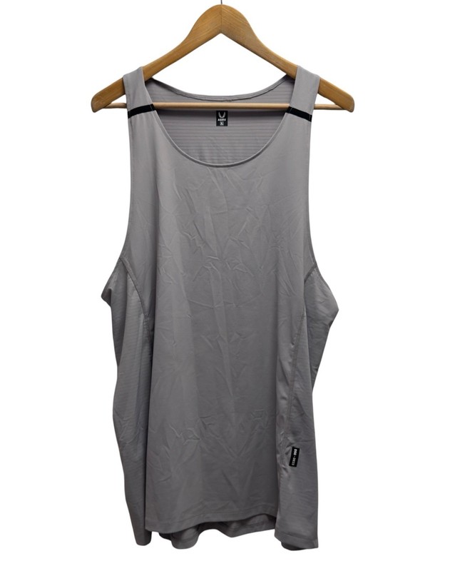 ASRV Men's XL Gray DSG-0833 Athletic Performance Gym Workout Tank Top Shirt euc gallery