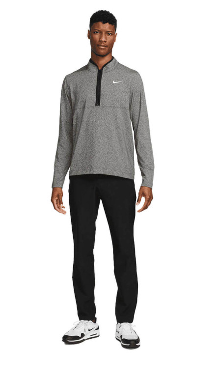 Nike Dri-FIT Victory 1/2 Zip Golf Pullover Black / Gray Various Sizes DH1261 010 gallery