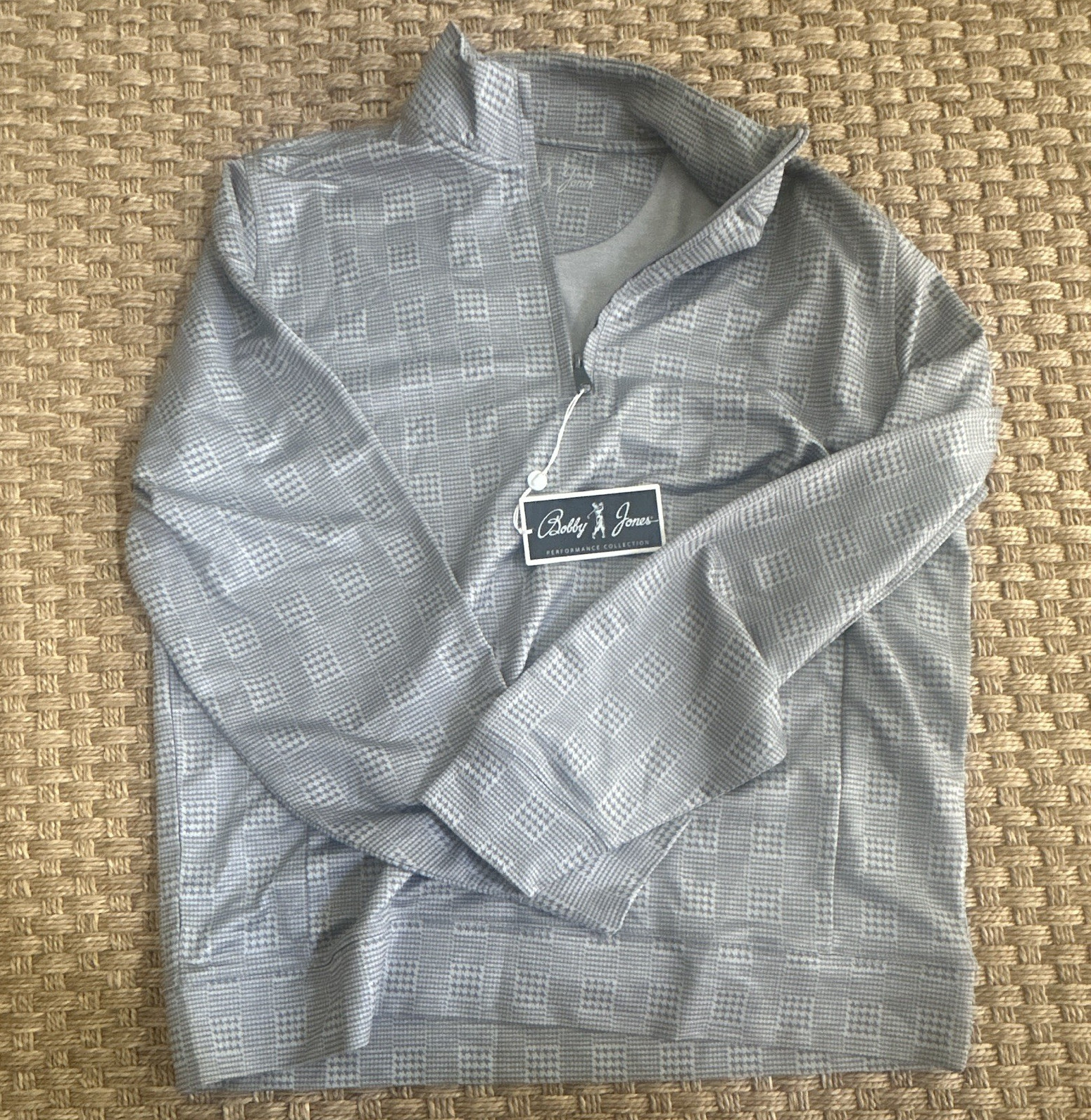 Bobby Jones Performance Collection 1/4 Zip Mock Neck Stretch Pullover L gallery