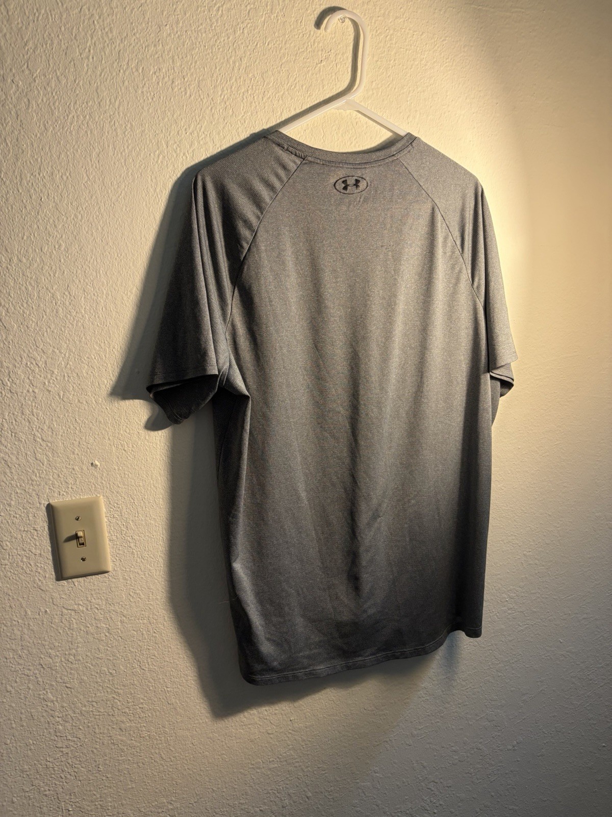Under Armour Men's the Tech Tee T-Shirt Grey, Short Sleeve, Size XL gallery