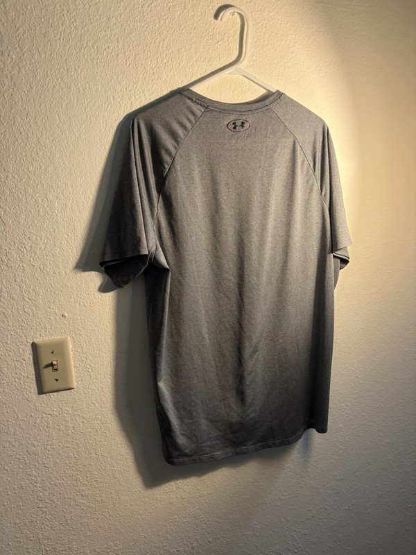 Under Armour Men's the Tech Tee T-Shirt Grey, Short Sleeve, Size XL gallery