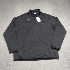 Nike Therma FIT 1/4 Zip Pullover Mens XL Black Fleece Sweater Sweatshirt CN9492