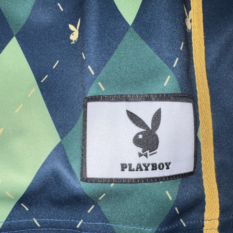 PLAYBOY#1 MEN'S ARGYLE PATTERN BASKETBALL JERSEY XL NWT Htf gallery