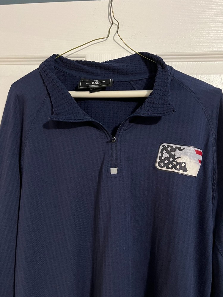 HOME PLATE CHILI DOGS HOLLOWAY 1/4 ZIP PULLOVER 2XL