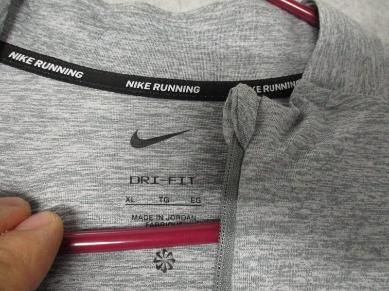 Nike Dri-FIT Element 1/4-Zip Running Top Gray Long Sleeve Shirt Mens XL gallery