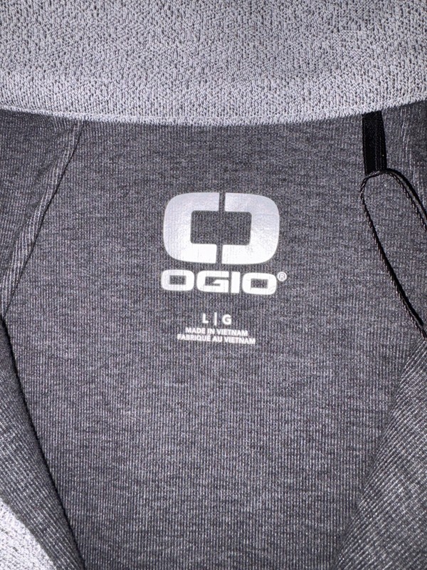 NEW OGIO Transition 1/4 Zip Pullover Gray Ford Logo Men's XLarge NWT Performance gallery
