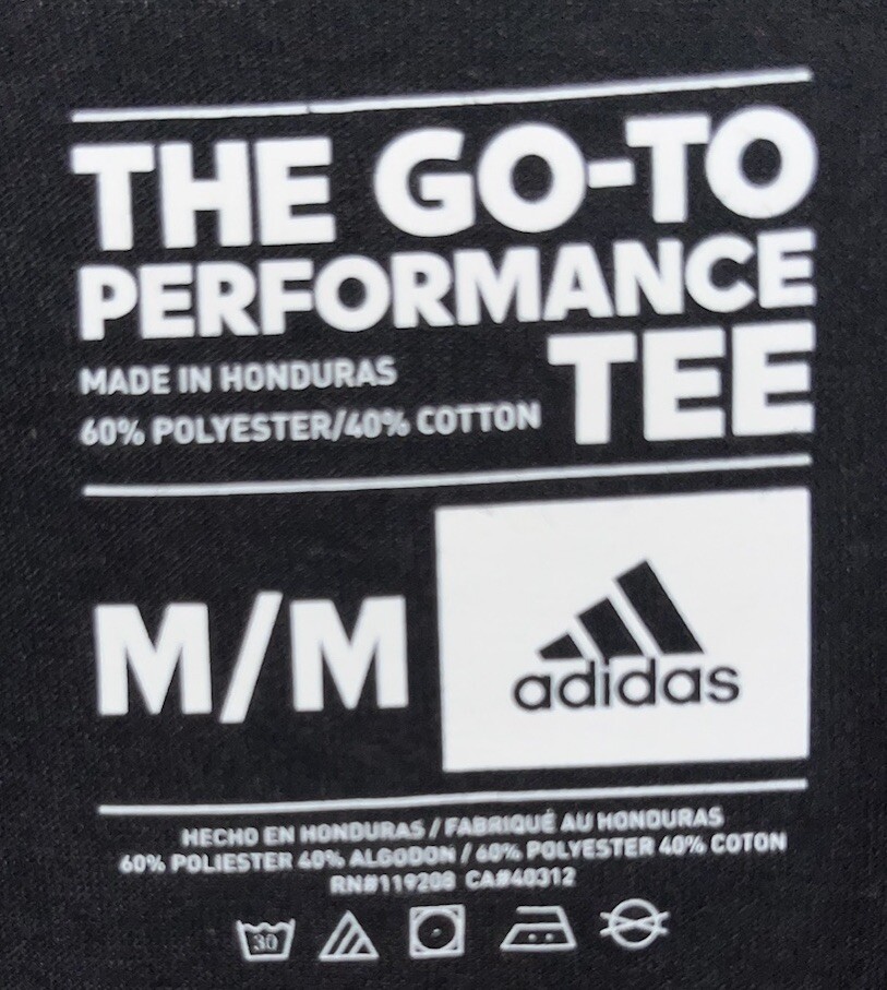 Adidas The Go To Performance Tee Black Medium gallery