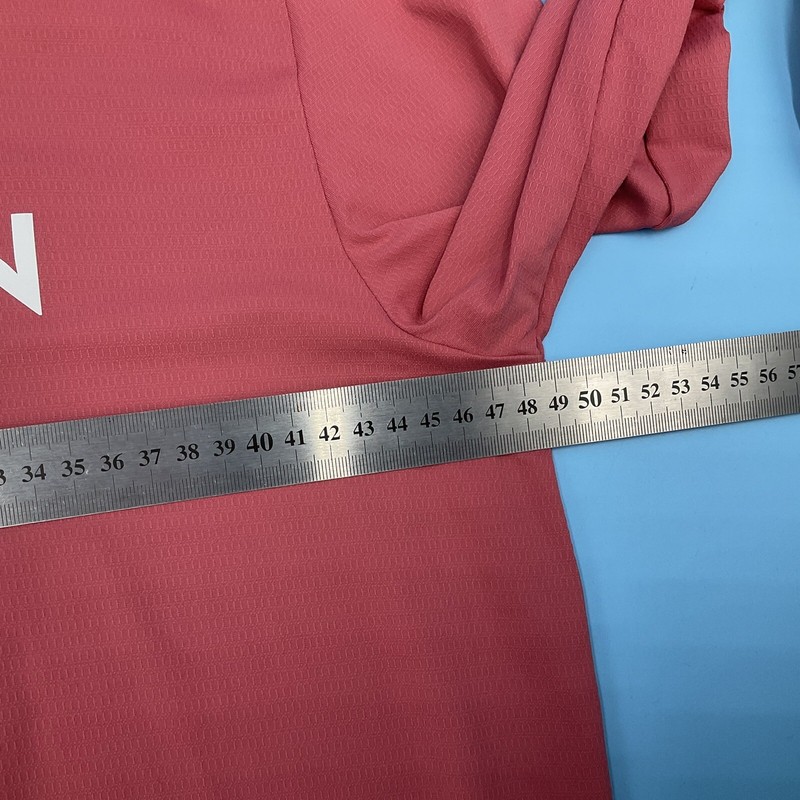 Peloton Men’s Pullover Lightweight Gym Workout Top Long Sleeve Peach/Pink Medium gallery