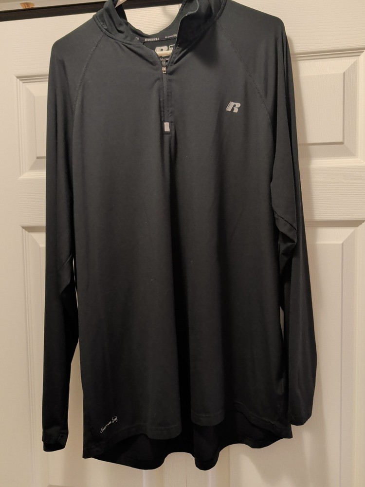Russell Athletics Dry Power 360 Extra Large Black Quarter Zip
