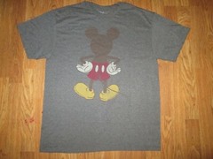 Mens DISNEY Mickey Mouse tee t shirt sz L Lg NWOT