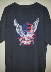 MTA Sports Men’s Size XL USA Flag Eagle Logo Shirt 