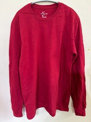 Nike Tee Long Sleeve Mens M Red Athletic Crew Neck NWOT Style 15630292