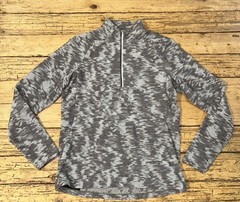 Lululemon Men’s Size M Data Rush Rhino Grey Surge Warm Half Zip EUC