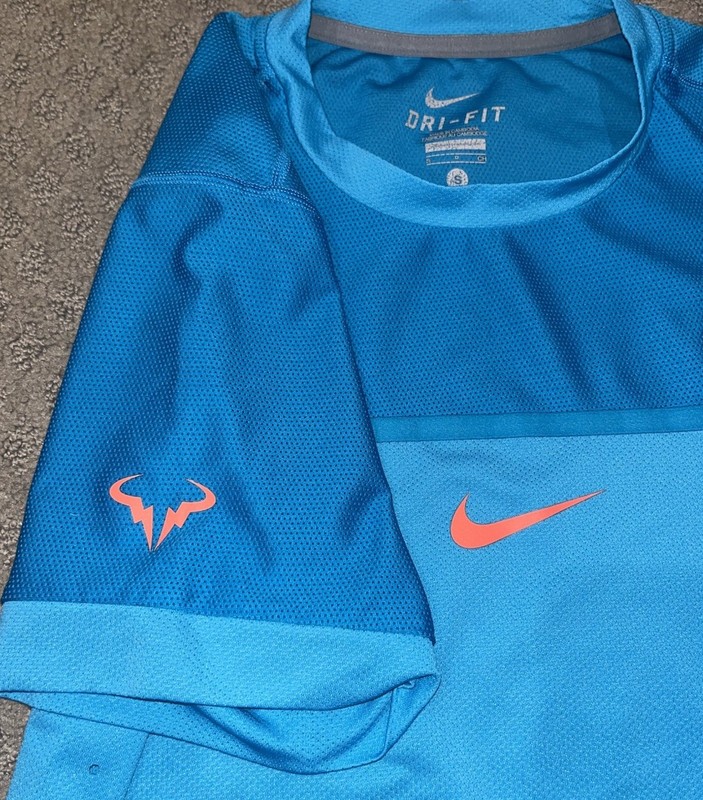 Nike Rafa Nadal 2015 Madrid Tennis Shirt Small 646097-407 gallery