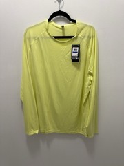Under Armour Fish Elite Crew Long Sleeve Shirt Neon Yellow Men’s XL NWT UPF
