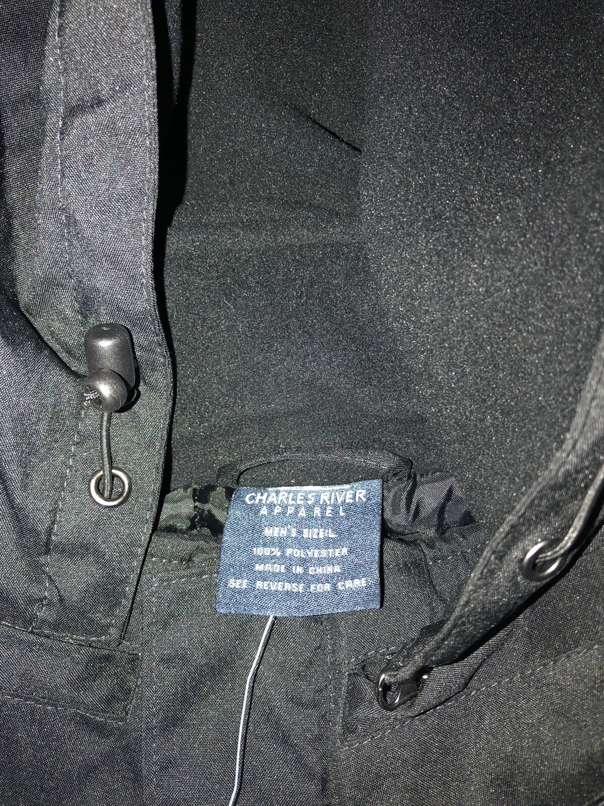 Charles River Allstate Men's 3M Thinsulate Black Full-Zip Parka Jacket Large gallery