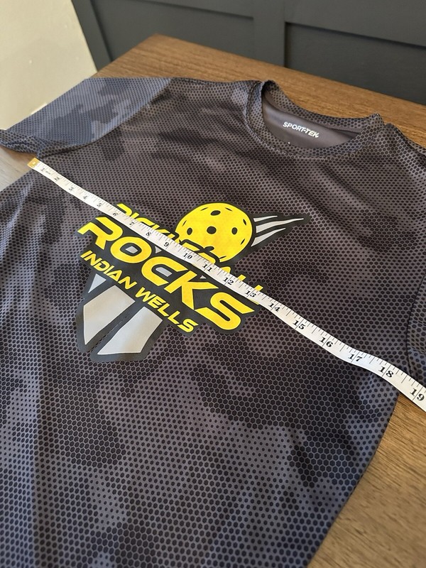 Sport Tek Pickleball Jersey Adult Sz S Black Pickle Ball Rocks Indian Wells gallery