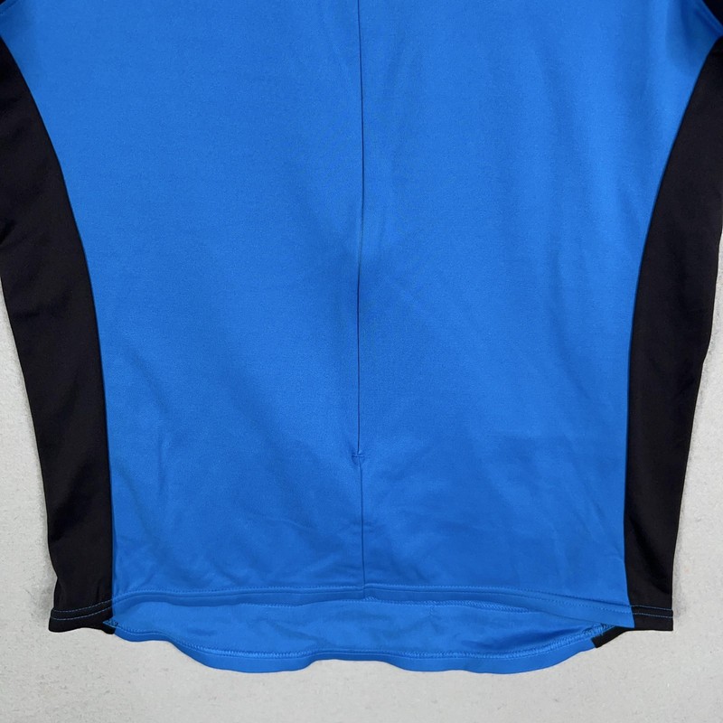 Pearl Izumi Cycling Jersey Mens Large Blue Black Short Sleeve Bike Shirt Pocket gallery