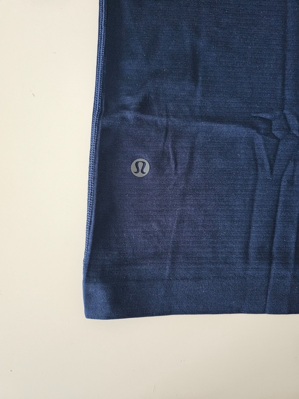 NWT LULULEMON Metal Vent Tech SS Top Shirt Men's Medium LCB1/CLBL/STLB Blue Gray gallery