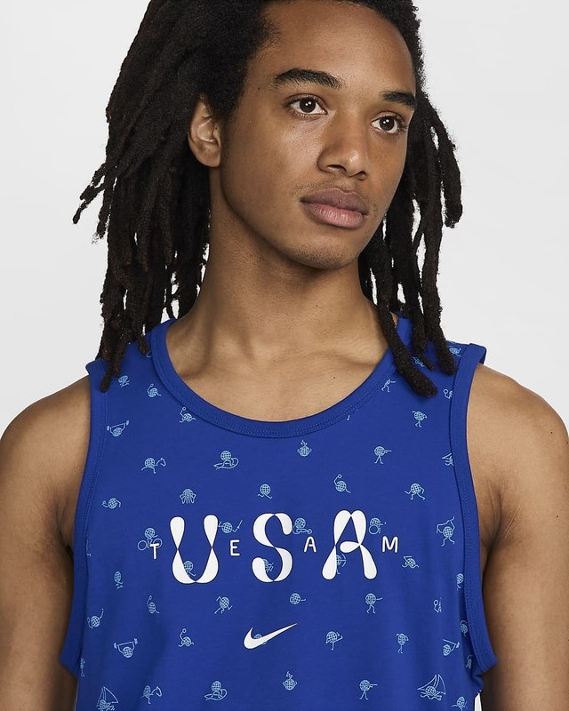 Mens Nike USA Club Tank Top FN0879-417 Size XLarge gallery