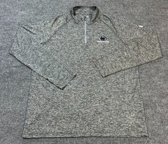 Under Armour HeatGear Penn State 1/4 Zip Pullover Mens XL Gray Long Sleeve Shirt