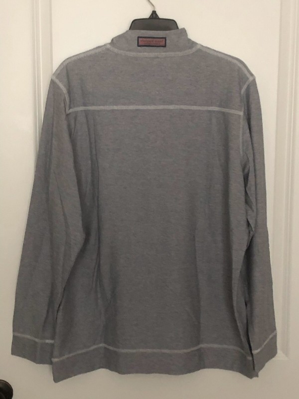 Vineyard Vines Kentucky Derby Pullover Edgartown Shep Shirt NWT Size L Gray gallery