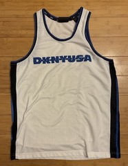 Vintage Y2K DKNY USA Mesh Sport Basketball Jersey Size Men’s Medium