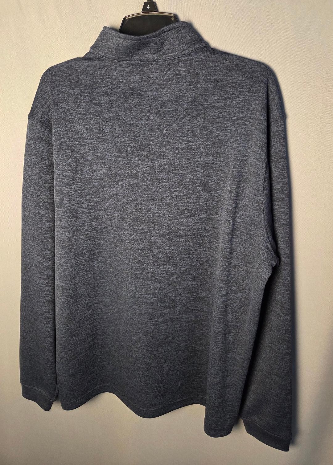Bolle Men’s Performance Golf Pullover 1/4 Zip Long Sleeves Size L Blue Heather gallery