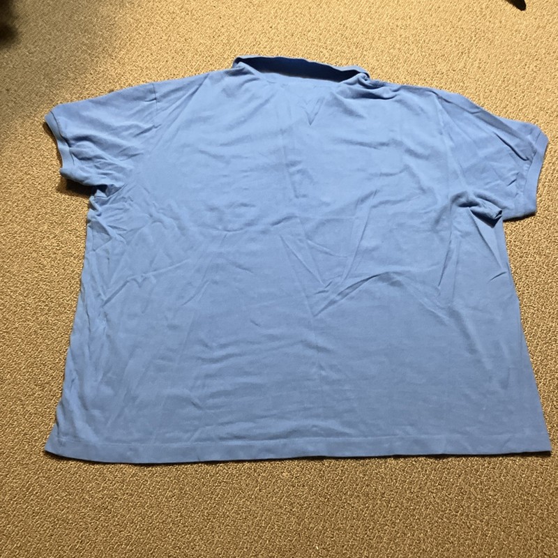 Mens Lacoste Cotton Light Blue Graphic T-Shirt 3XLB 3XL BIG TALL gallery