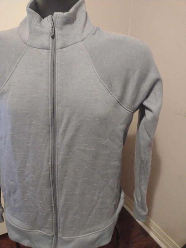 Under Armour ColdGear Loose Fit Gray Full Zip Jacket Men's Size Medium M gallery