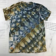 Bambooty Bodygear Shirt Mens Medium Multicolor Bamboo Stretch Short Sleeve