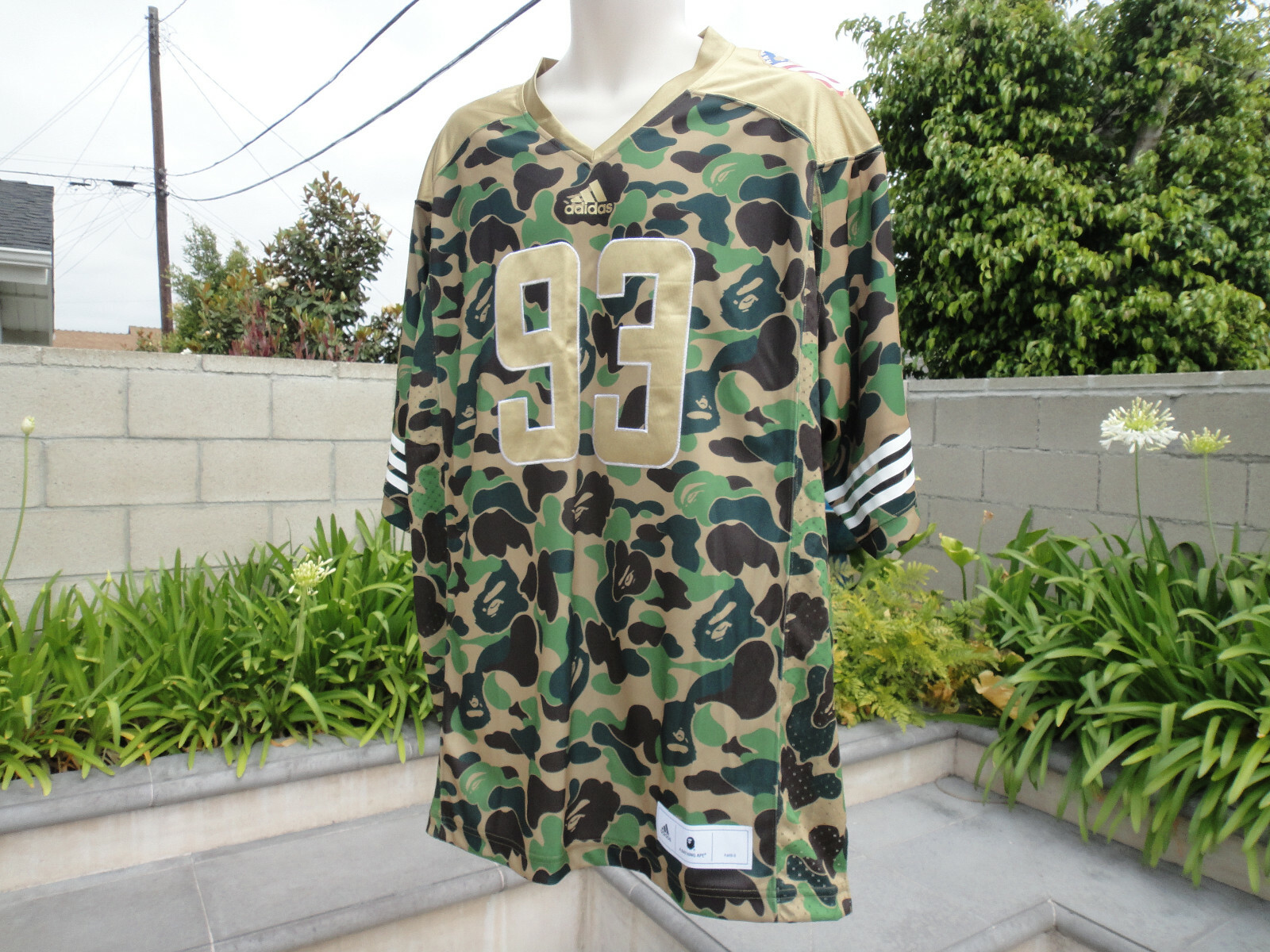 a bathing ape BAPE x adidas SB JERSEY, Camo DW9285, Medium, Large or XXLarge gallery