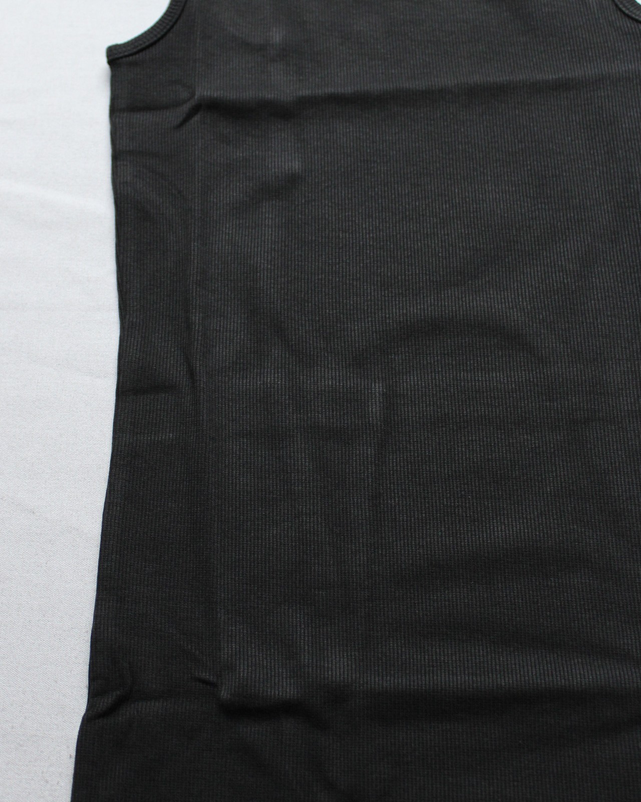Ekko Vision Men's OG Solid Stretch Ribbed Beater Tank Top EJ3 Black Medium gallery