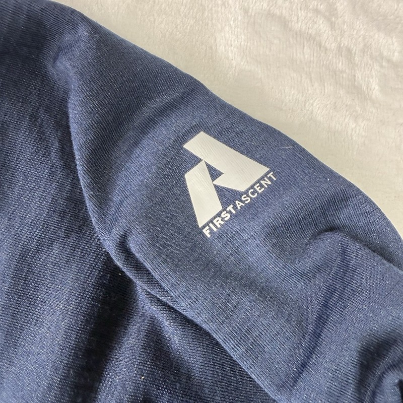 Eddie Bauer Pullover First Ascent Men’s 2XL Blue 1/4 Zip FreeHeat Waffle Knit gallery