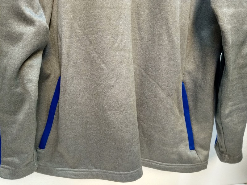 GEN2 Gray/Blue Sweat Shirt 1/4 Zip, Stand up Collar," Florida Gators", SX L gallery