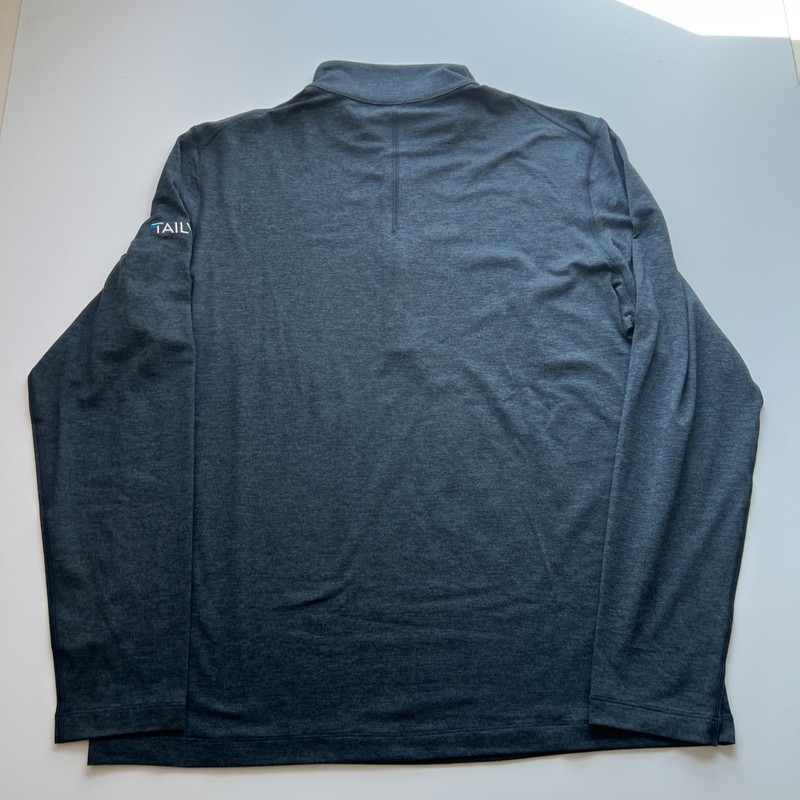 Lululemon 1/4 Zip Pullover Men's Large Navy Long Sleeve Lightweight Super Soft gallery