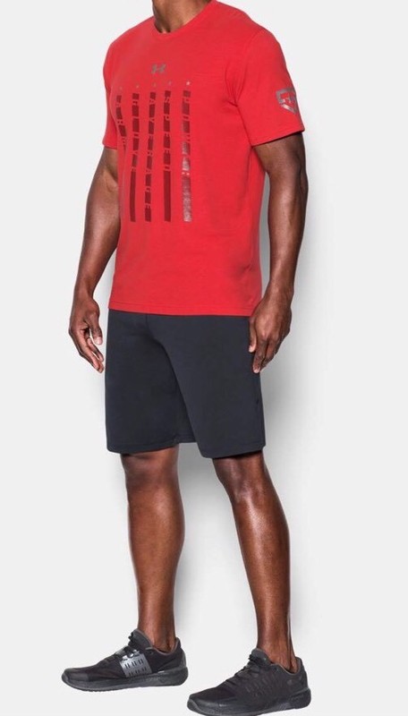 UNDER ARMOUR MEN'S HEATER 5 STAR "POWER SPEED AVERAGE GLOVE ARM" BASEBALL TEE A7 gallery