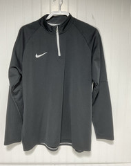Nike Dri-FIT Men’s XL Solid Black 1/4 Zip Mock Neck Long Sleeve Pullover