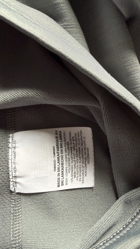 Nike Pro Hyperwarm Men's 1/4-Zip Mock Neck Pullover with Thumb Holes Gray Lg EUC gallery
