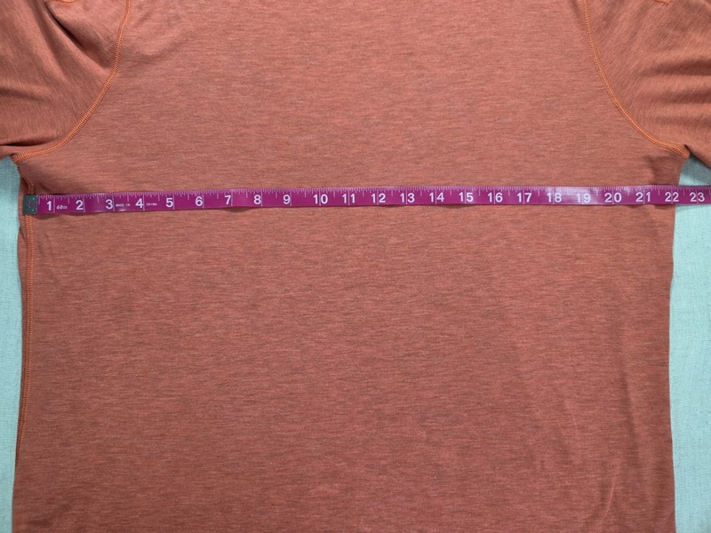 Lululemon Metal Vent Tech Long Sleeve Shirt Mens Large Rust Orange gallery