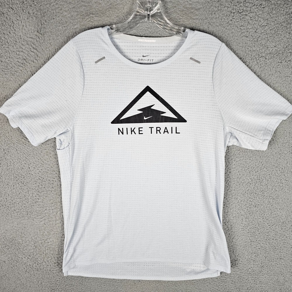 Nike Rise 365 Trail Running T-Shirt Mens Medium Dri-Fit Short Sleeve CQ7951-488
